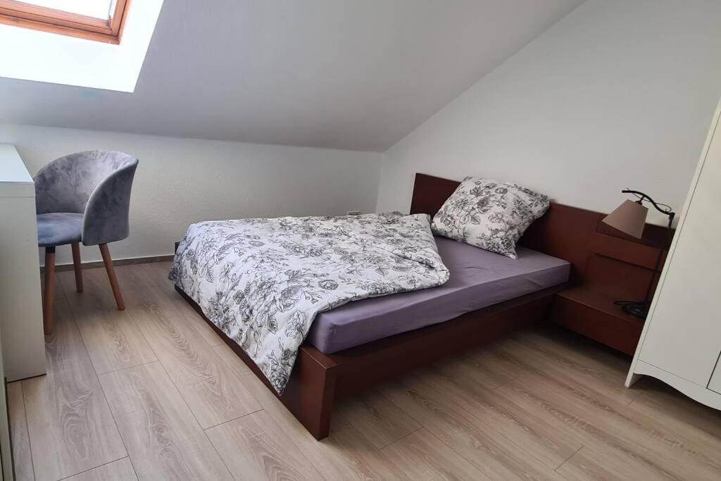 Ganze 2-Raum Ferienwohnung Links Baderitz Zewnętrze zdjęcie